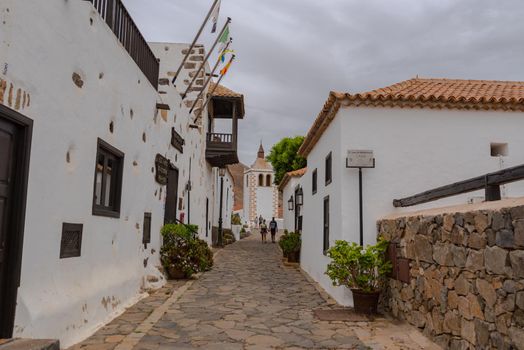 Betancuria, Fuerteventura, Spain : 2020 October 6 :  Cityscape in Bentancuria on the island of Fuerteventura in Spain in summer.