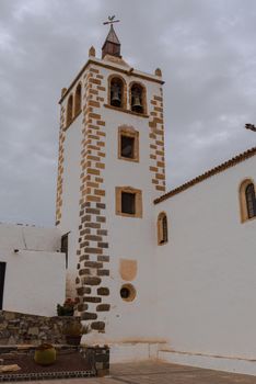 Betancuria, Fuerteventura, Spain : 2020 October 6 :  Santa María Betancuria in Bentancuria on the island of Fuerteventura in Spain in summer.