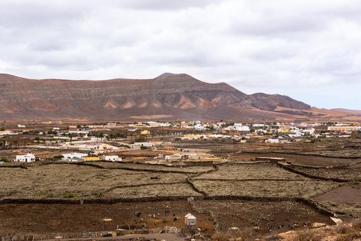 Cityscape of La Oliva of Fuerteventura in Spain.