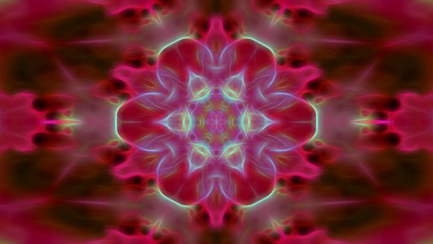 Abstract fractal pink floral background. For the design