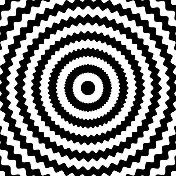 Swirl hypnotic black and white spiral. Monochrome abstract background. Vector flat geometric illustration.Template design for banner, website, template, leaflet, brochure, poster