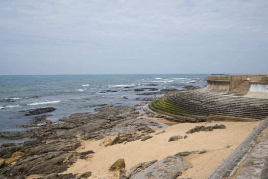 Granja beach in Arcozelo, Portugal