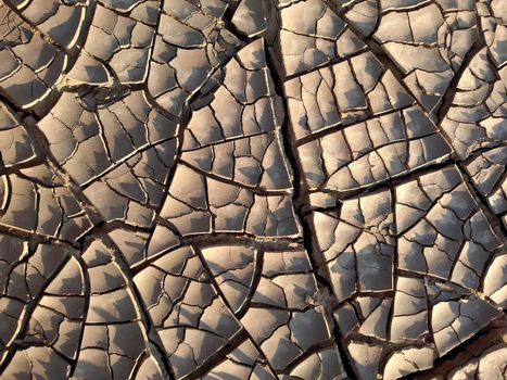 Image of cracked clay. Texture for background. Natural background for your design.