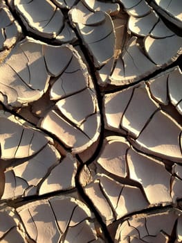 Image of cracked clay. Texture for background. Natural background for your design.