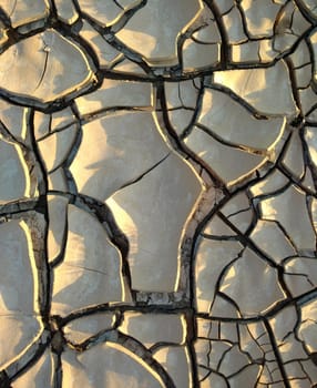 Image of cracked clay. Texture for background. Natural background for your design.