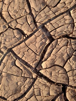 Image of cracked clay. Texture for background. Natural background for your design.