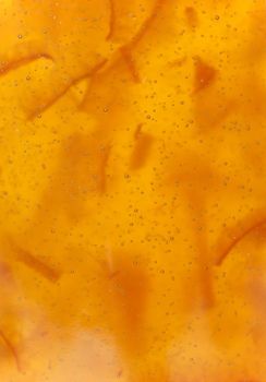 Orange and tangerine marmalade texture useful as a background