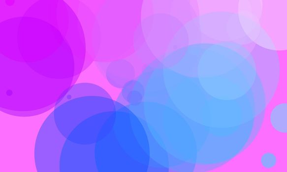 Colorful circle and bokeh abstract background in vivid colors.