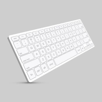 Vector modern computer keyboard background. technology design