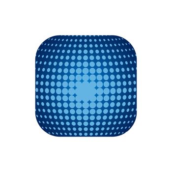 Vector modern techology icon on white background. global world backdrop