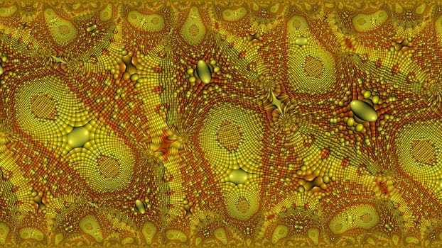 Abstract texture background with yellow spheres. Design, Art