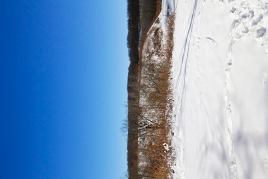 Highbanks Metro Park, River Bluff Area, in Winter, Columbus, Ohio