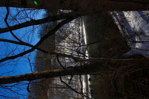 Highbanks Metro Park, River Bluff Area, in Winter, Columbus, Ohio