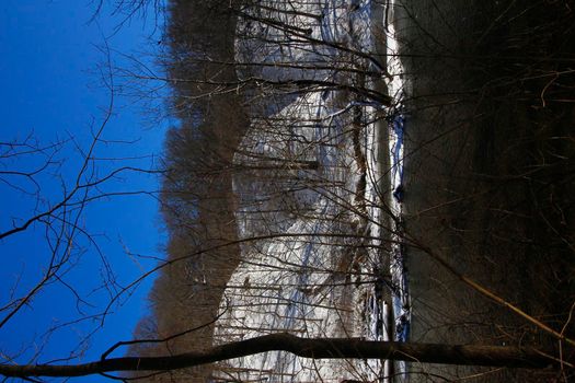 Highbanks Metro Park, River Bluff Area, in Winter, Columbus, Ohio