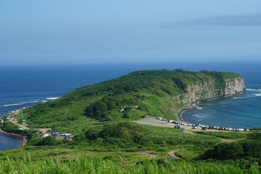 Seascape with Cape Wetlina. Vladivostok Russia