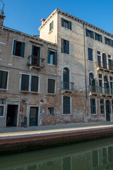 discovery of the city of Venice and its small canals and romantic alleys, Italy