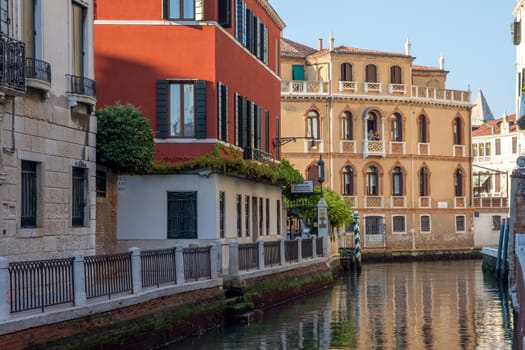 discovery of the city of Venice and its small canals and romantic alleys, Italy