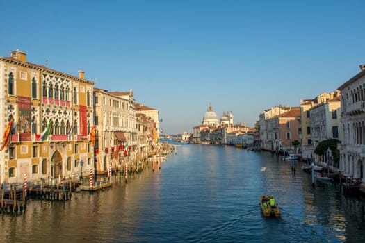 discovery of the city of Venice and its small canals and romantic alleys, Italy