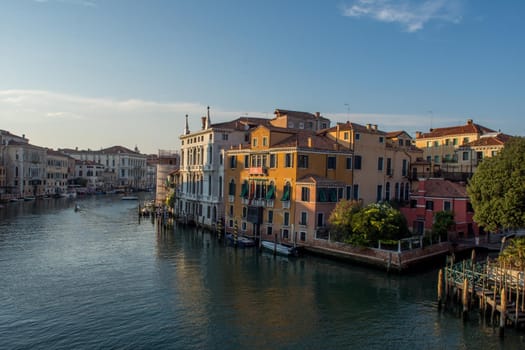 discovery of the city of Venice and its small canals and romantic alleys, Italy