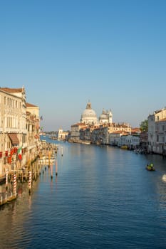 discovery of the city of Venice and its small canals and romantic alleys, Italy