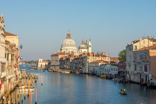 discovery of the city of Venice and its small canals and romantic alleys, Italy