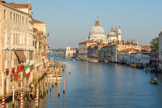 discovery of the city of Venice and its small canals and romantic alleys, Italy