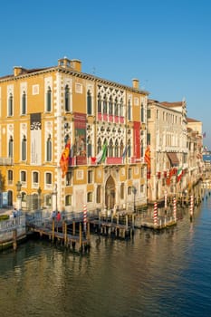 discovery of the city of Venice and its small canals and romantic alleys, Italy