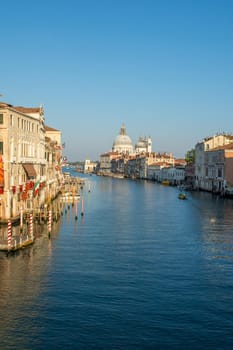 discovery of the city of Venice and its small canals and romantic alleys, Italy
