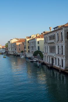 discovery of the city of Venice and its small canals and romantic alleys, Italy