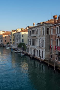 discovery of the city of Venice and its small canals and romantic alleys, Italy