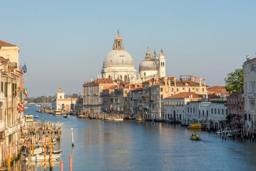 discovery of the city of Venice and its small canals and romantic alleys, Italy