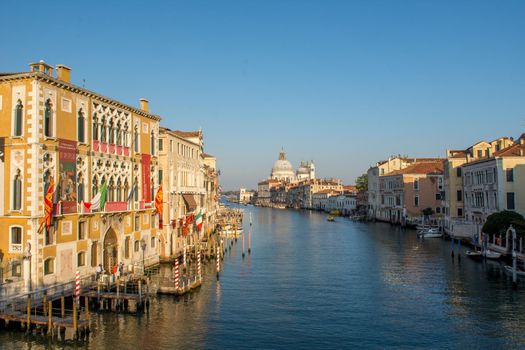 discovery of the city of Venice and its small canals and romantic alleys, Italy