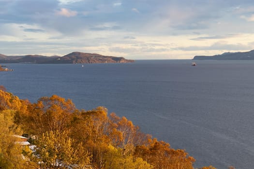 Petropavlovsk-Kamchatsky. View of Avacha Bay.