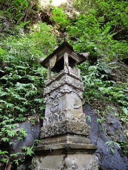 Sacrifice oblation, traditional offerings for Gods in Buddhist temple, Bali. Sacrifice, oblation , belief , sacrifice offerings and gifts to god of Thailand culture