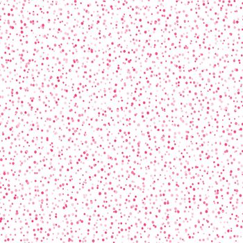 Abstract fashion polka dots background. White seamless pattern with pink gradient circles. Template design for invitation, poster, card, flyer, banner, textile, fabric