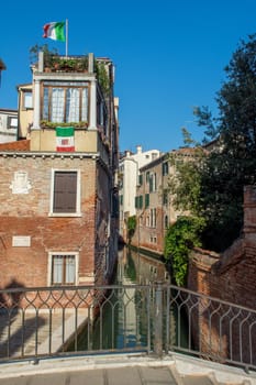 discovery of the city of Venice and its small canals and romantic alleys, Italy