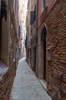 discovery of the city of Venice and its small canals and romantic alleys, Italy