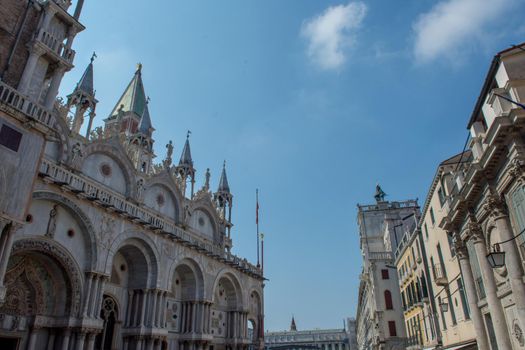 discovery of the city of Venice and its small canals and romantic alleys, Italy