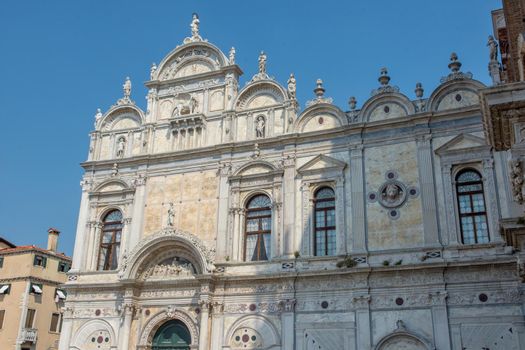 discovery of the city of Venice and its small canals and romantic alleys, Italy