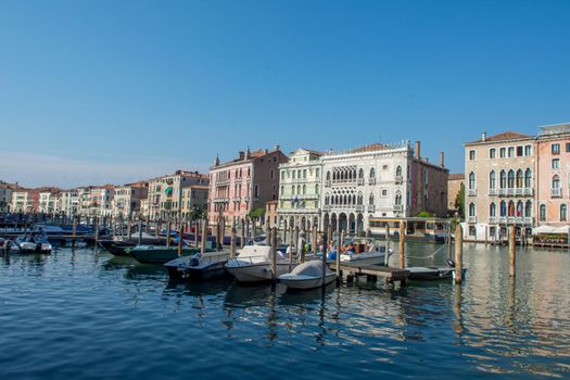 discovery of the city of Venice and its small canals and romantic alleys, Italy