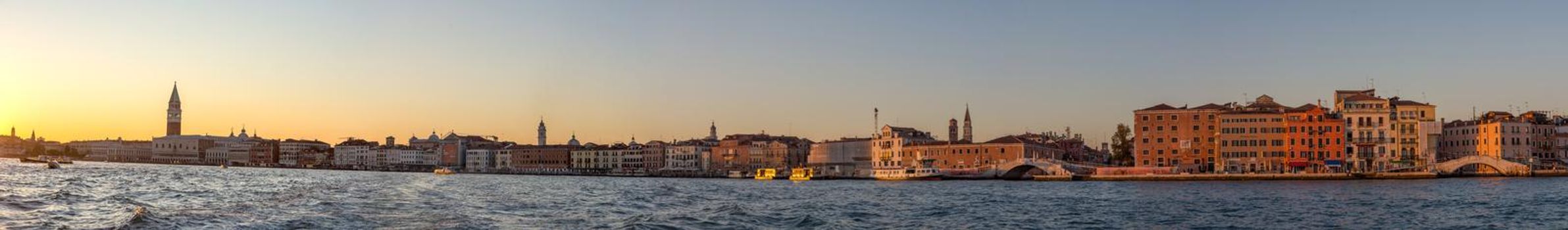 discovery of the city of Venice and its small canals and romantic alleys, Italy