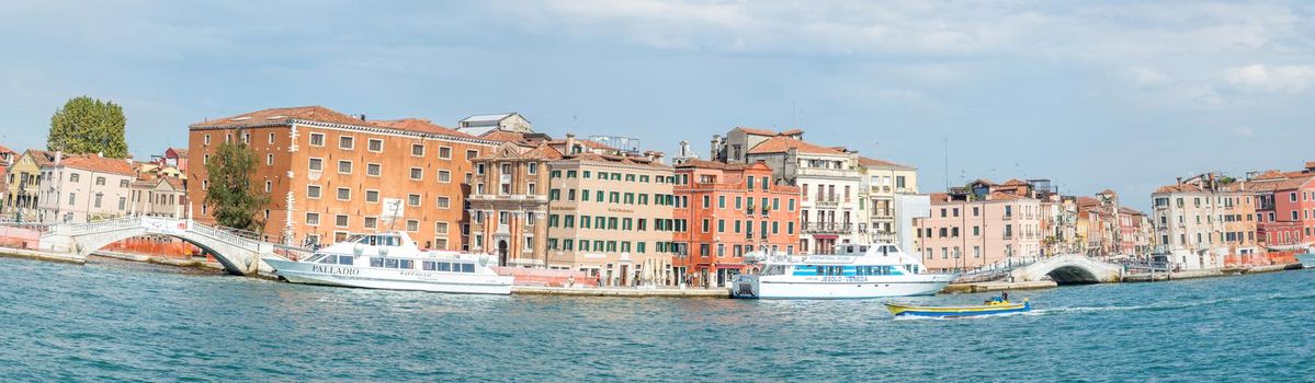 discovery of the city of Venice and its small canals and romantic alleys, Italy