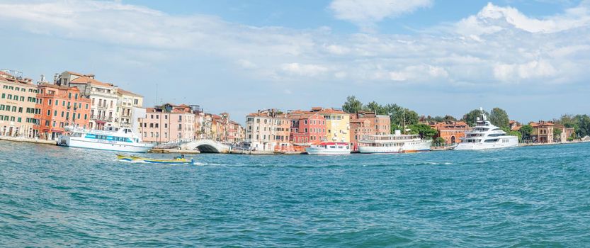 discovery of the city of Venice and its small canals and romantic alleys, Italy