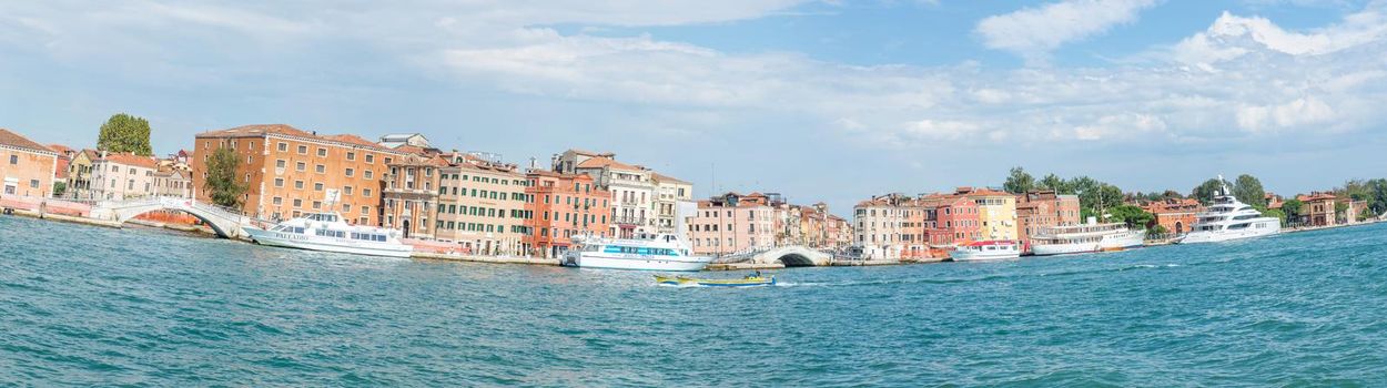 discovery of the city of Venice and its small canals and romantic alleys, Italy