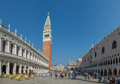 discovery of the city of Venice and its small canals and romantic alleys, Italy