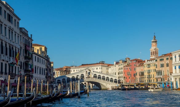 discovery of the city of Venice and its small canals and romantic alleys, Italy