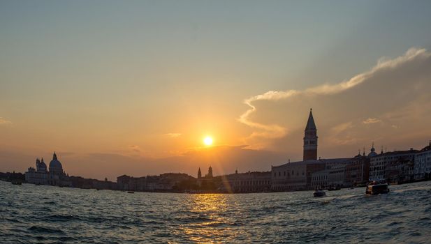 discovery of the city of Venice and its small canals and romantic alleys, Italy