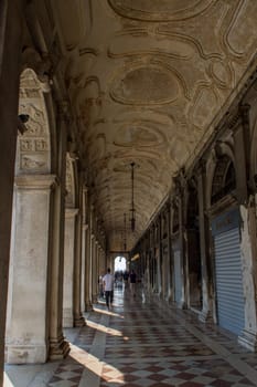discovery of the city of Venice and its small canals and romantic alleys, Italy