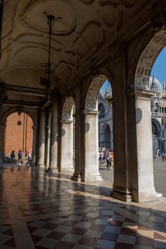 discovery of the city of Venice and its small canals and romantic alleys, Italy