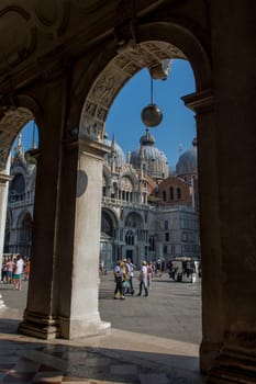 discovery of the city of Venice and its small canals and romantic alleys, Italy